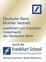 Zertifikat qualifiziert zum Experten Investments der Deutschen Bank